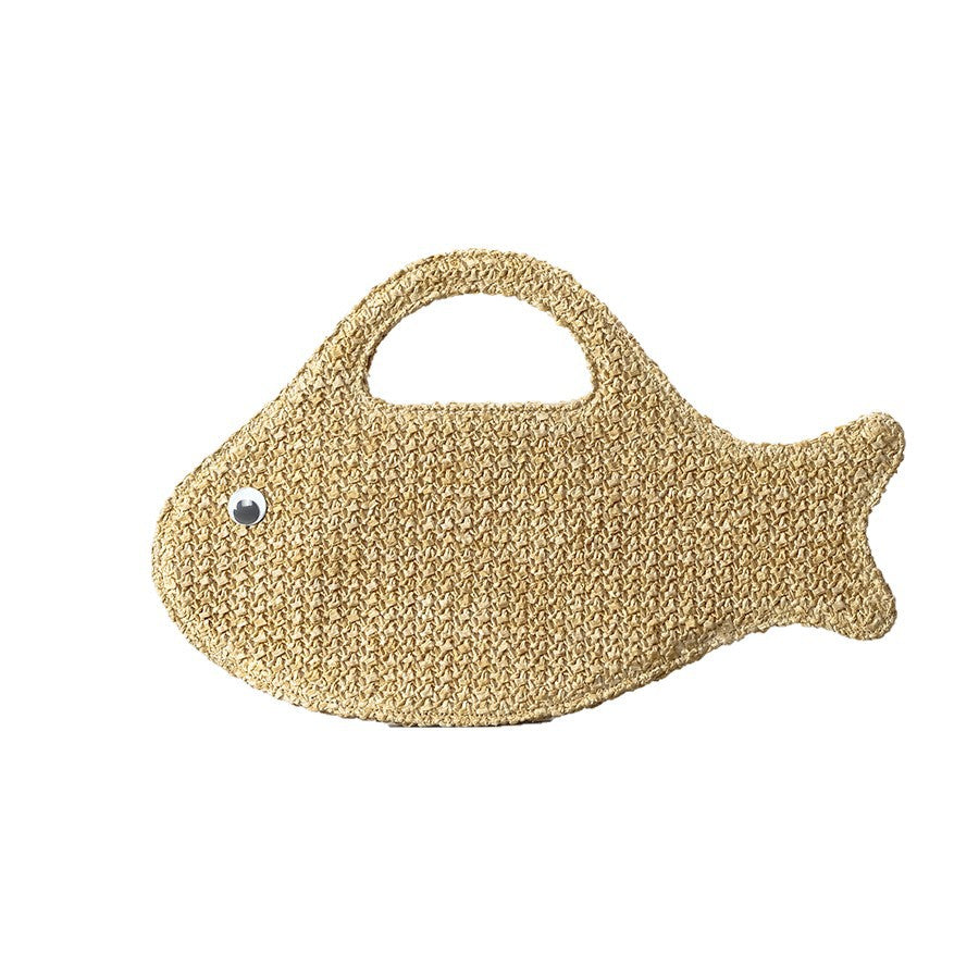 Women's Fun Cute Fish-shaped Summer Seaside Vacation Women's Handbag