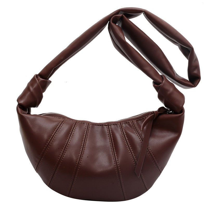 Croissant Kosong Female Sheepskin Texture Niche Idle Style Bags