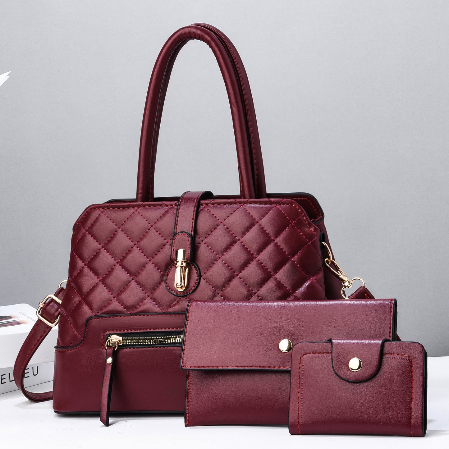 Women's Three-piece Set Tide Simple Shell Embroidered Bags