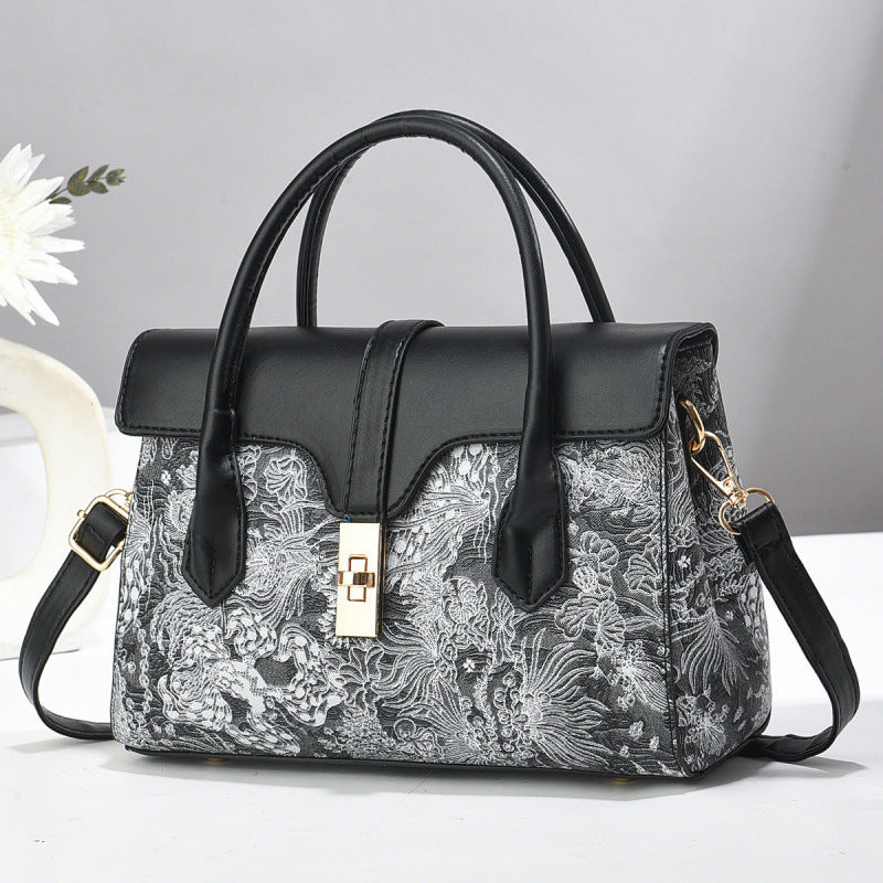 National Style Embroidered Temperament Wild Fashion Women's Handbag
