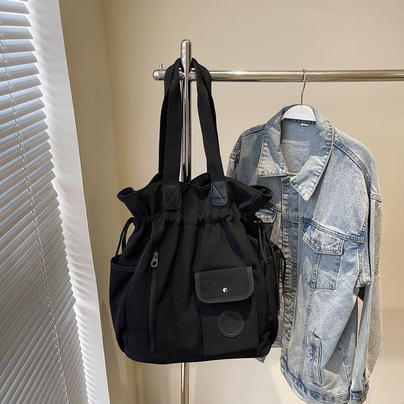 Drawstring Large Capacity Versatile Dance Fitness Portable College Leisure Backpack