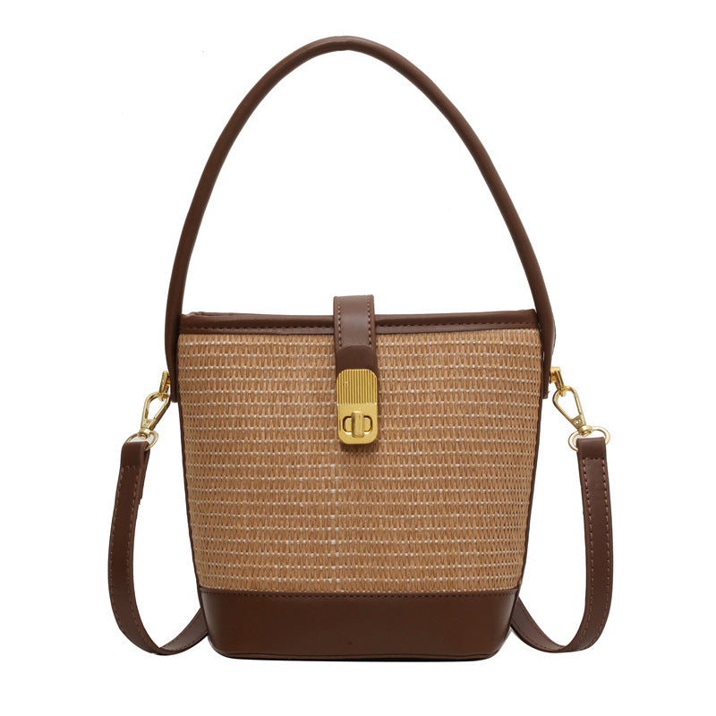 Knitting Female Advanced Texture Straw Fashion Women's Messenger Bag