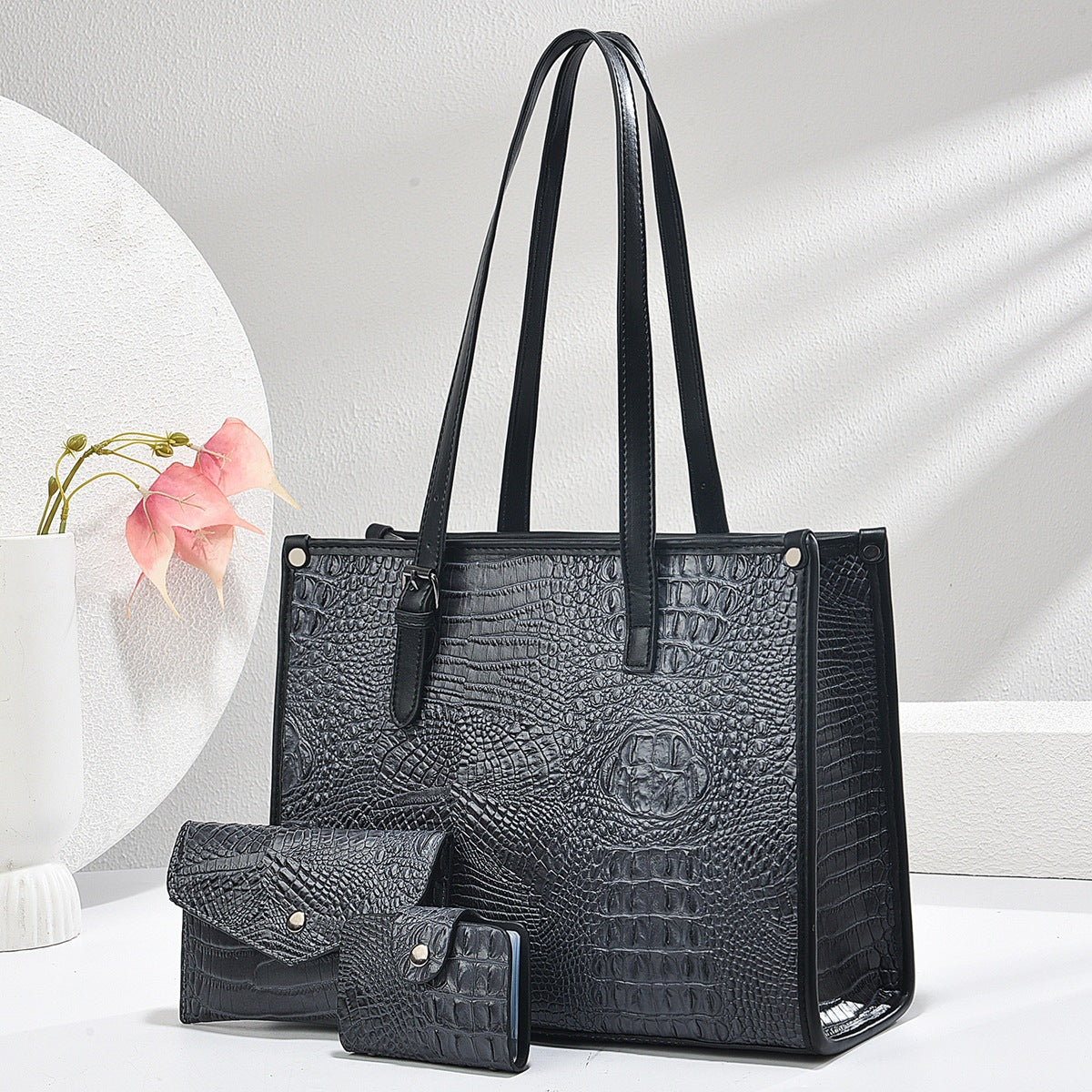 Women's Fashion Advanced Texture Chain Oblique Handbags