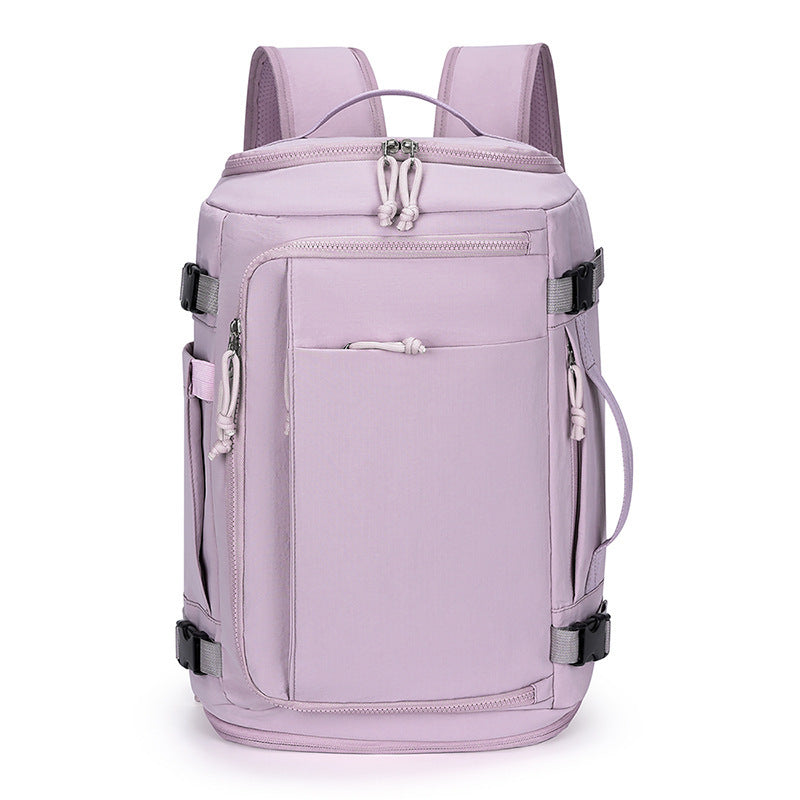 Men's Open Simple Breathable Large Capacity Independent Business Backpack