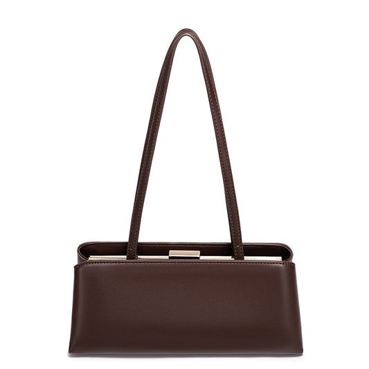 Mild Luxury Retro Textured Niche Saddle Underarm Women's Shoulder Bag
