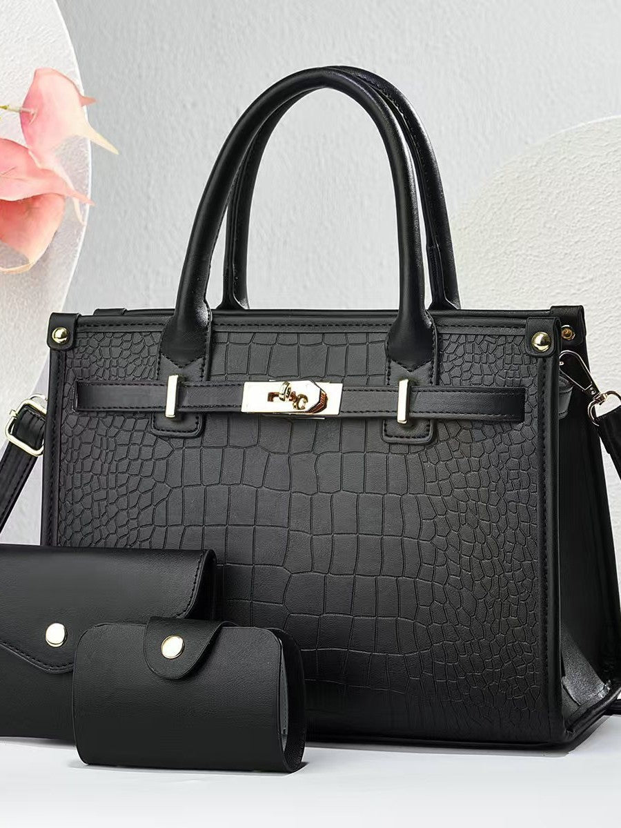 Texture Mother Affordable Luxury Fashion Large Women's Handbag