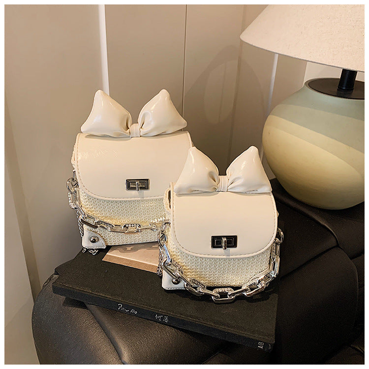 Chain Summer Niche Design Fashion Simple Good-looking Contrast Small Square Bags