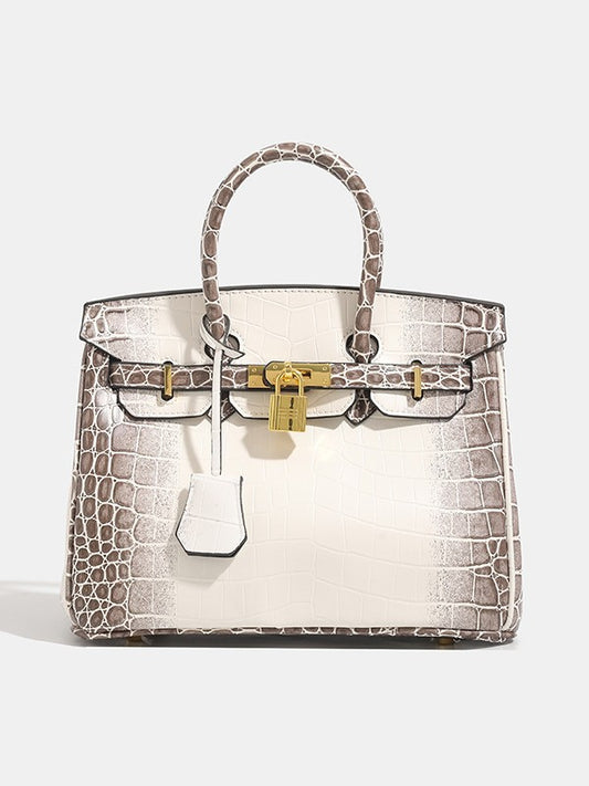 Women's Crocodile Pattern Light Luxury Large Capacity Women's Messenger Bag
