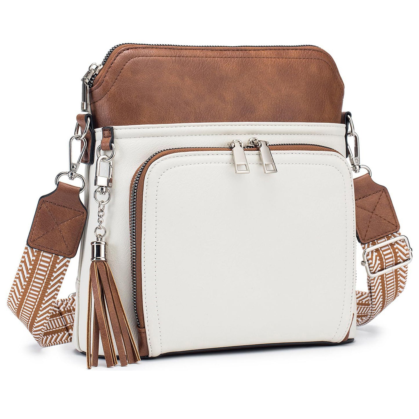 Women's Retro Fashion Simple Printed Wide Strap Women's Shoulder Bag