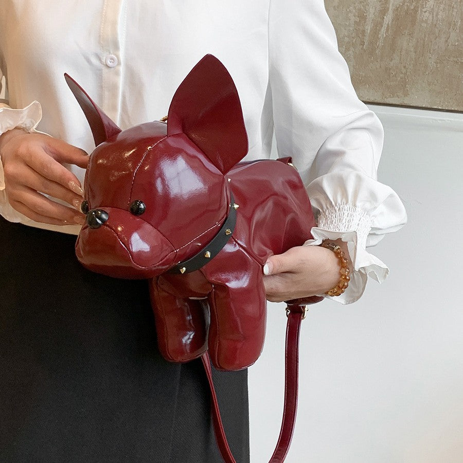 Red Aero Bull Female Personality Doll Women's Messenger Bag