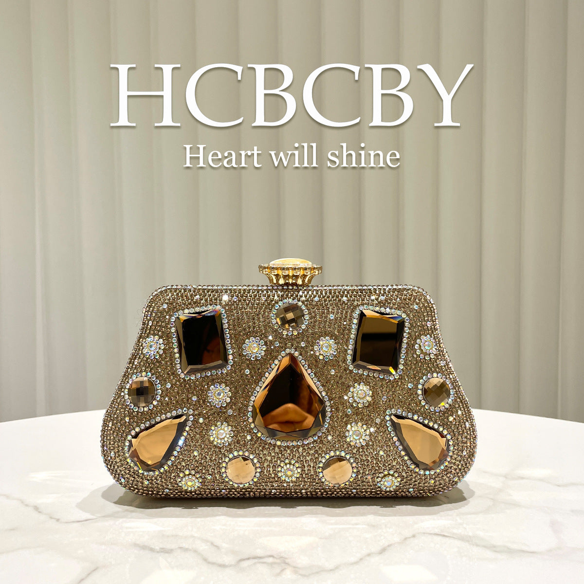 Women's Gold Glitter Luxury Rhinestone Affordable Fashion Elegant Dinner Bag