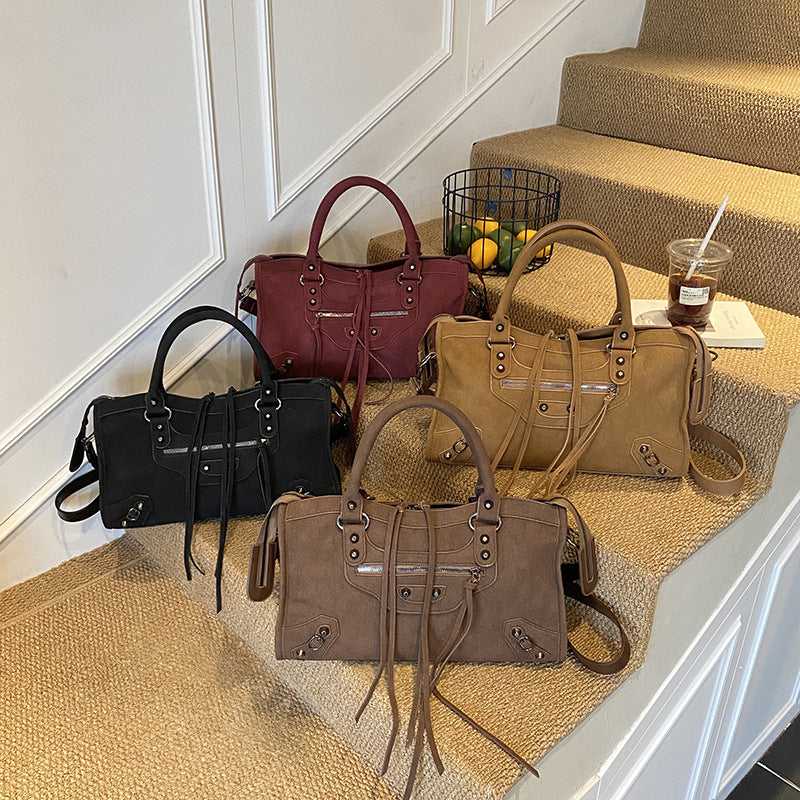 Women's Autumn Korean Fashion Retro Large Capacity Women's Shoulder Bag