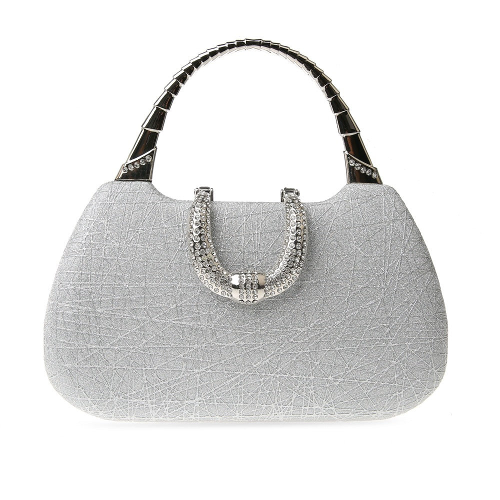Women's Popular Thin Glittering Portable Clutch Dress Banquet Bags