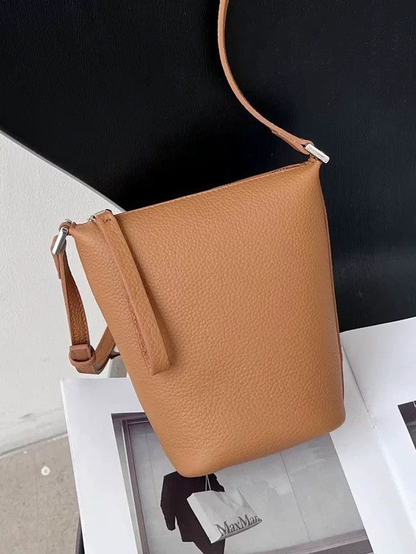 High Texture Top Layer Leather Fashion Simple Genuine Women's Messenger Bag