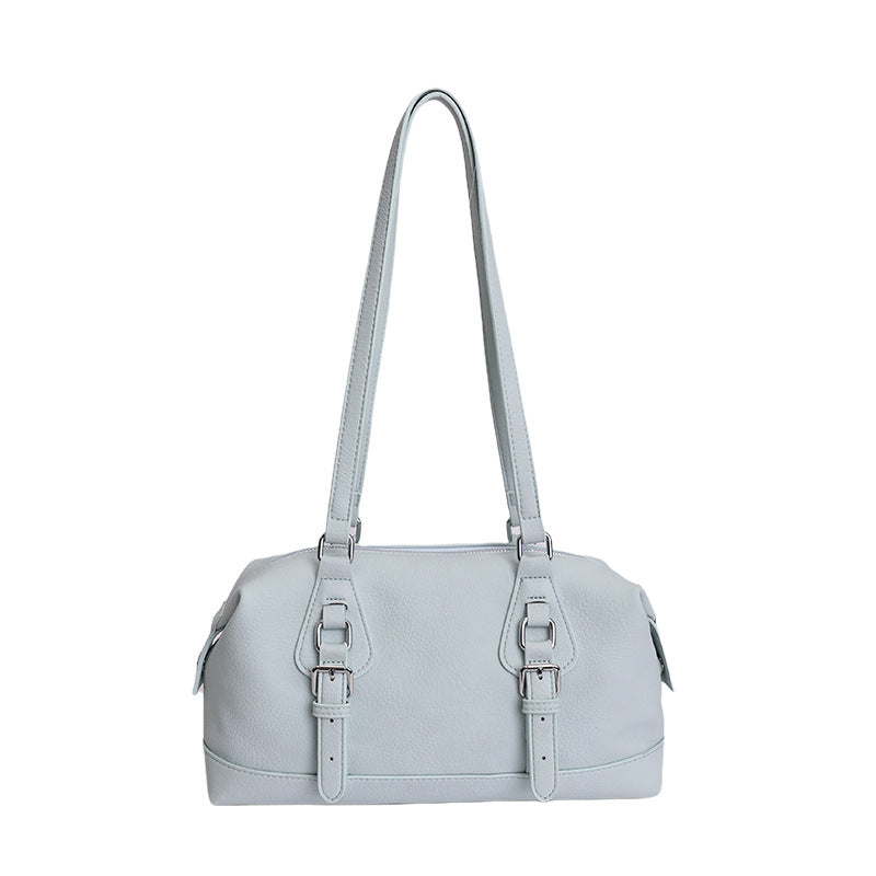 Women's Niche High-grade Simple Commute Bowling Large Capacity Women's Shoulder Bag
