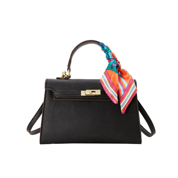 Women's Versatile Commuter Silk Scarf Fashion Retro Women's Shoulder Bag