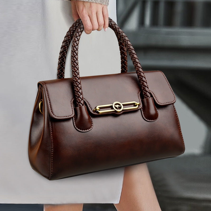 Women's Counter Retro Large Capacity Fashion Versatile Simple Bags