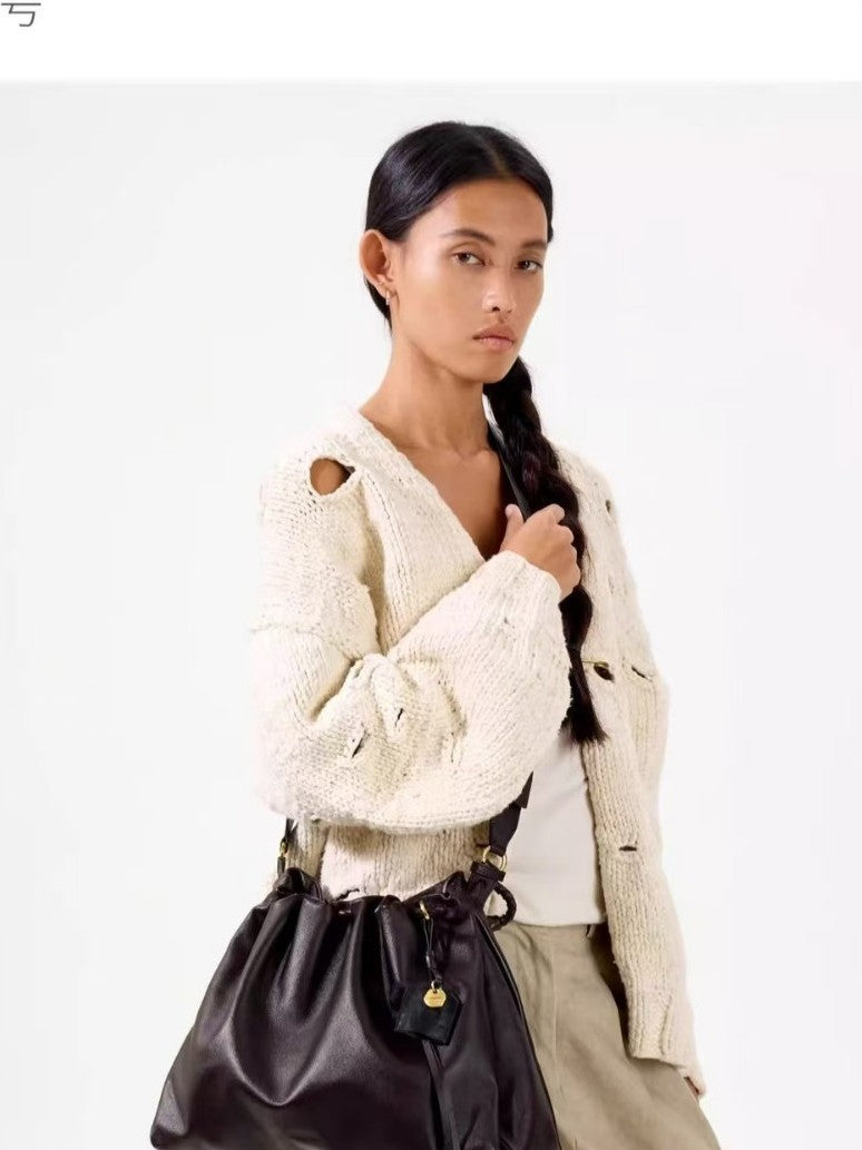 Women's Mountain Bena Garbage Large Capacity Hobo Women's Leather Bag