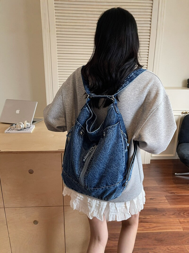 Women's Denim Autumn Large Capacity Retro Fashion Bags
