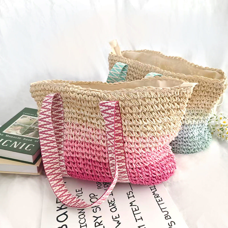 Women's Simple Beach Vacation Fashion Portable Large Bags