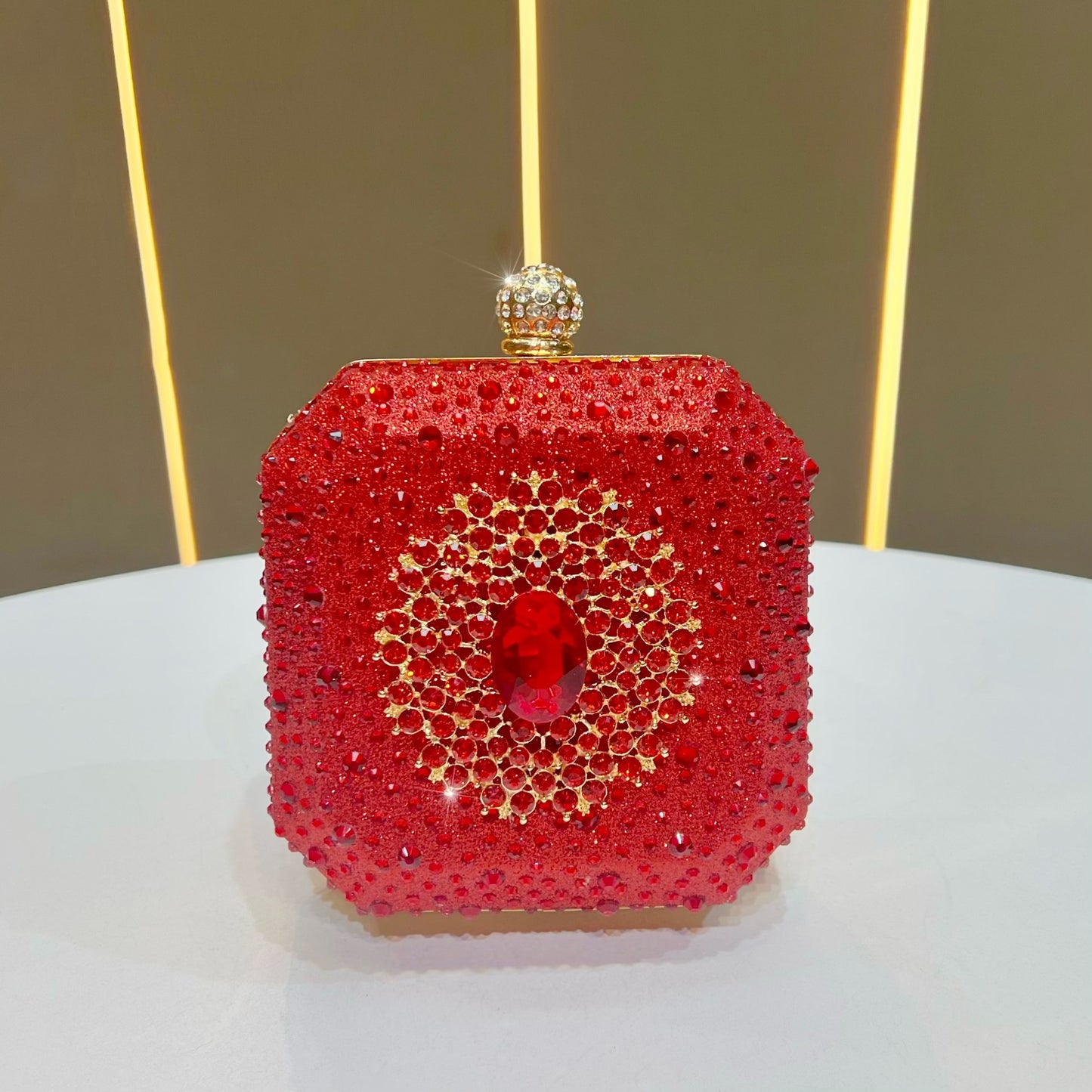 Women's Rhinestone High Sense Drill Decoration Fashion Personality Mini Dinner Bag