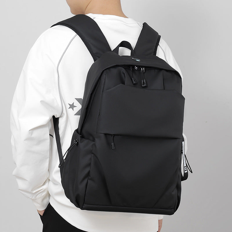 Simple Solid Color Business Commute Computer Universal Backpack