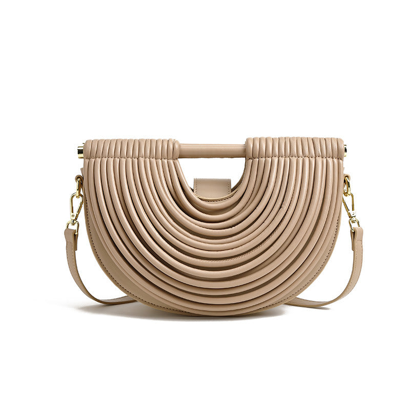 Women's Creative Design Sense Hand-woven Affordable Luxury Fashion Commuter Hand Women's Messenger Bag