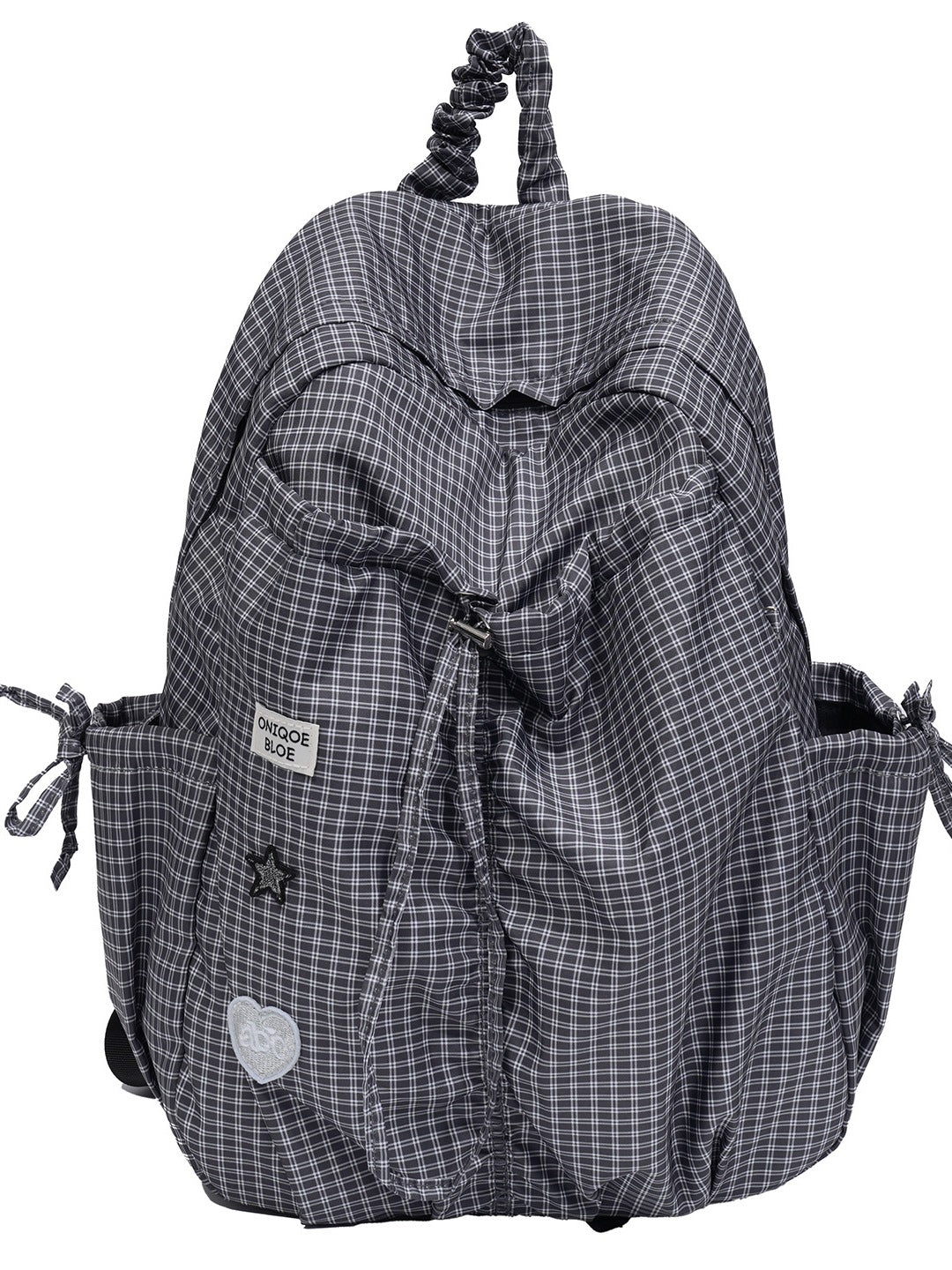 Summer Large Capacity Versatile Checked Female Leisure Backpack