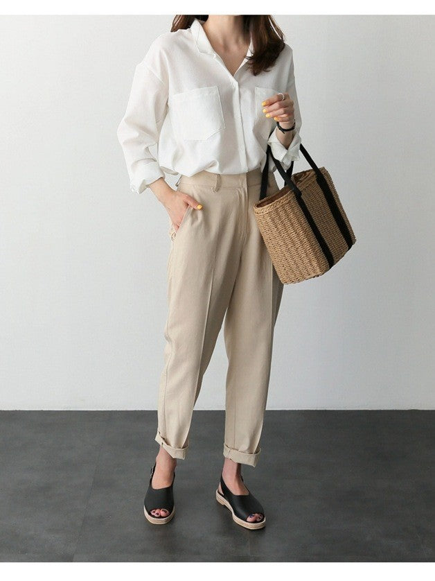 Women's Simple Large Capacity Straw Retro Fashion Bags
