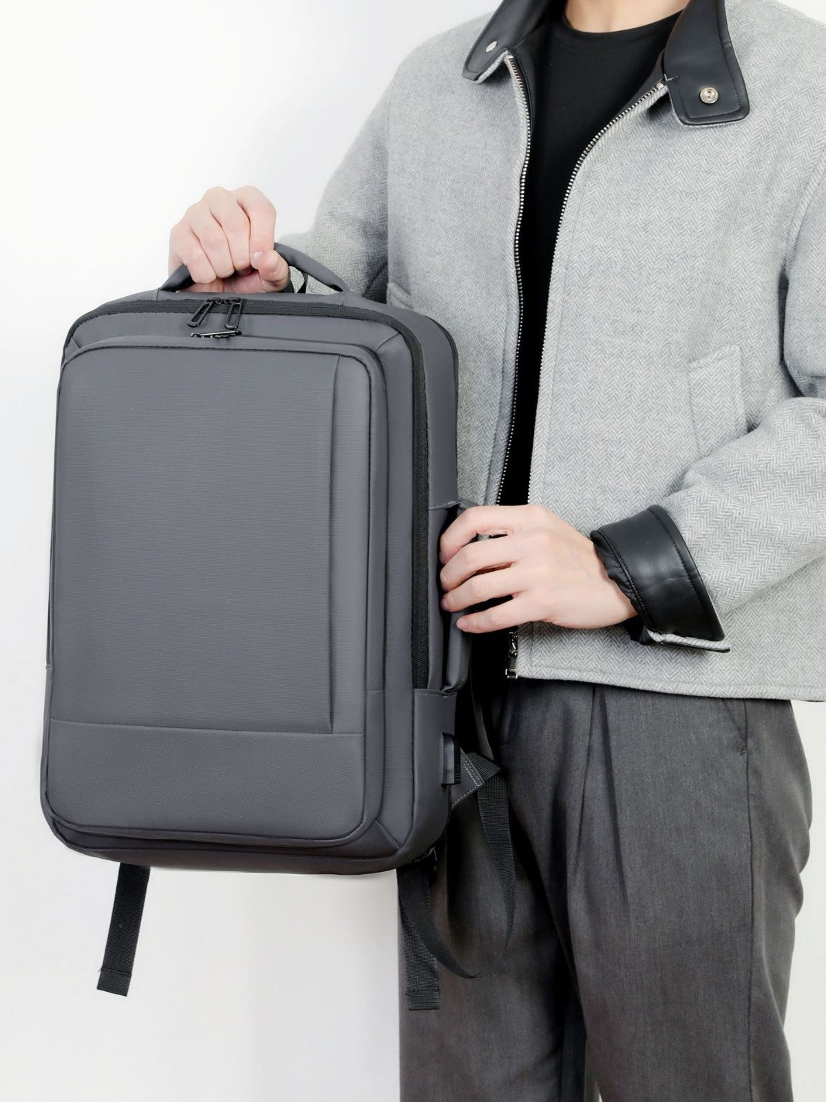 Charming Men's Extended Fashion Commuter Computer Backpacks
