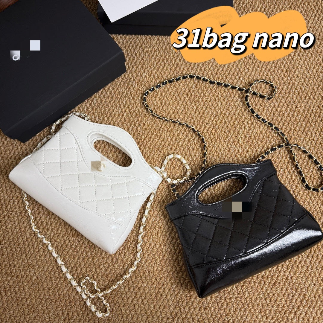Slouchy Casual Charming Diamond Quilted Chain Handbags