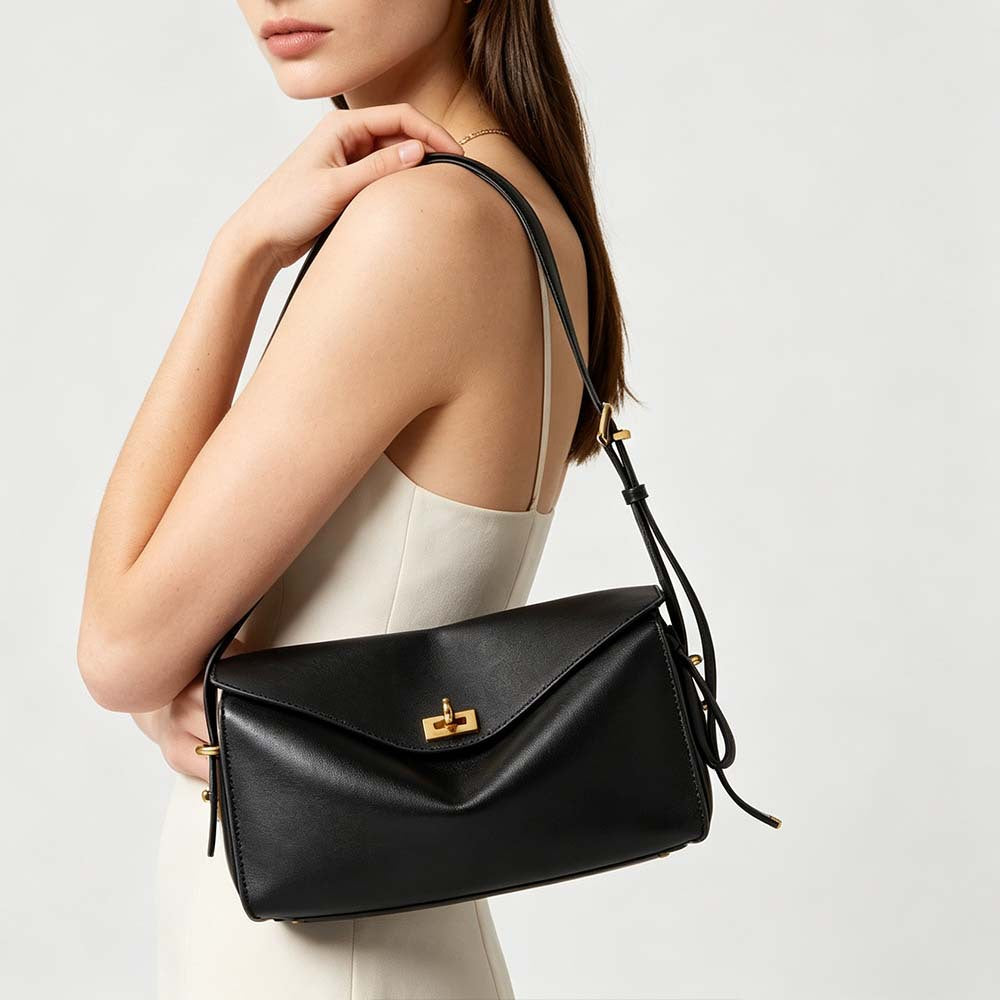 Women's Genuine Leather First Layer Cowhide Fashion Commuter Bags