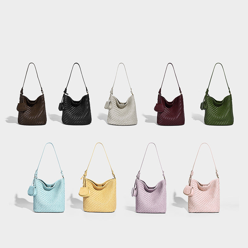 High-grade Hand-woven Large Capacity Totes Underarm Tote Bag