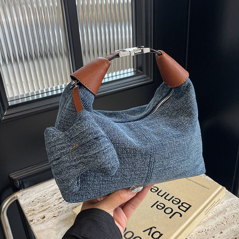 Women's Super Popular Niche Denim Fashion Commuter Bags
