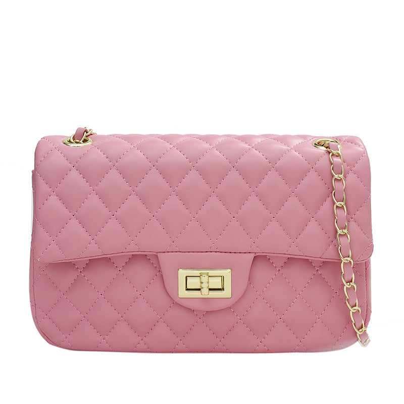 Women's Trendy Stylish Good Texture Diamond Chain Bags