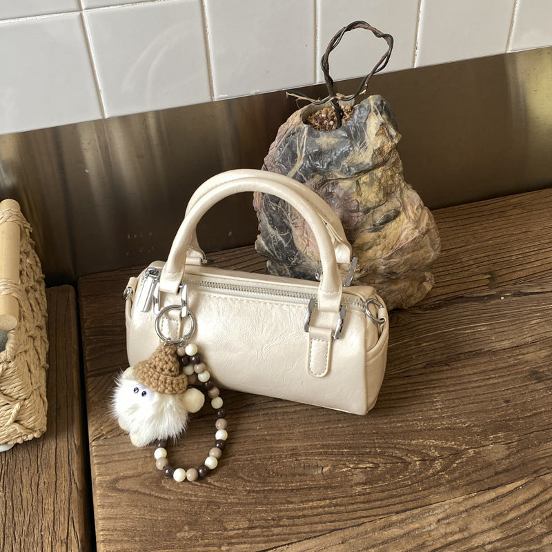 Fashion Popular Cylinder Boston Hand Holding Women's Shoulder Bag