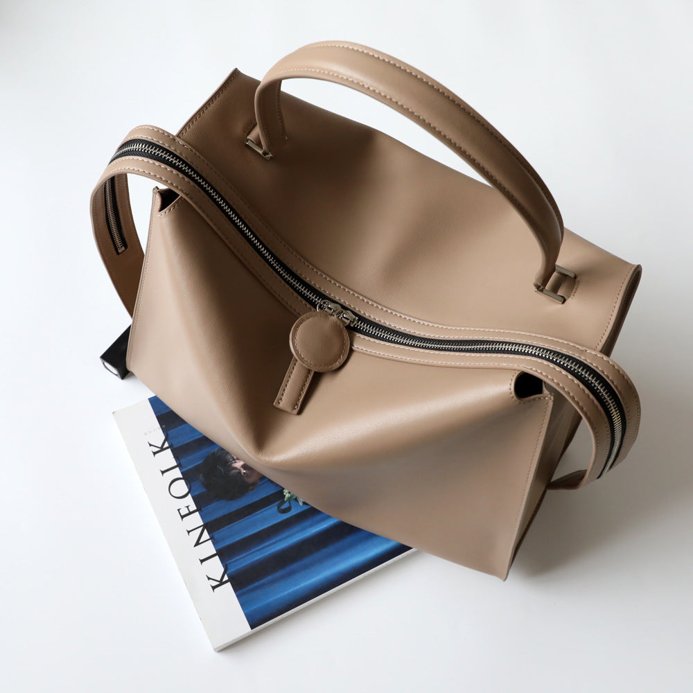 Design Big Zipper Fashion Large Capacity Bags