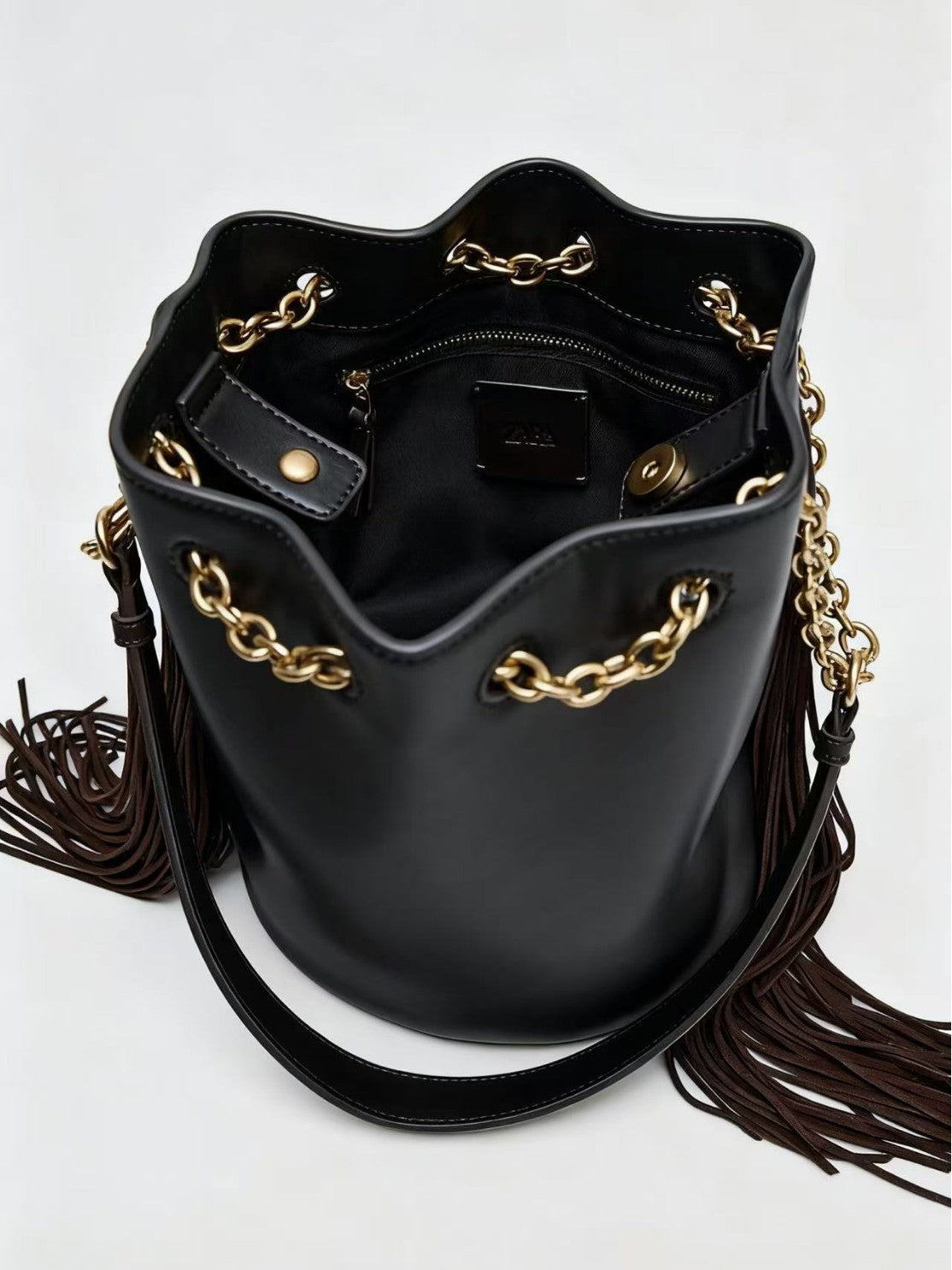 Women's Tassel Large Capacity Korean Simple Popular Women's Messenger Bag