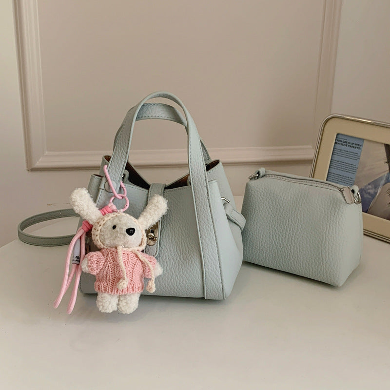 Fashion Large Capacity Litchi Pattern Underarm Bags