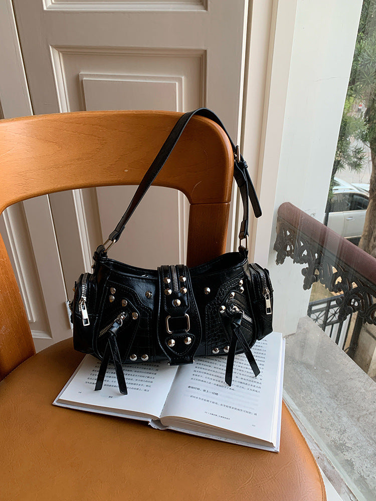Fashion Motorcycle Female Hot Style Commuter Underarm Niche Bags
