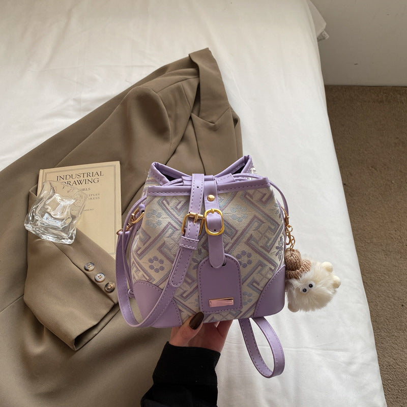 Women's Jin Pattern Ancient Style With National Women's Shoulder Bag