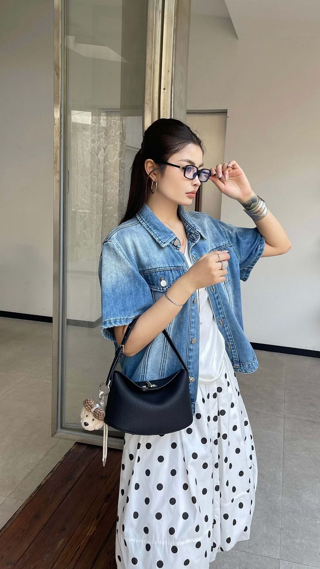 Women's Korean Style High Sense Niche Underarm Bags