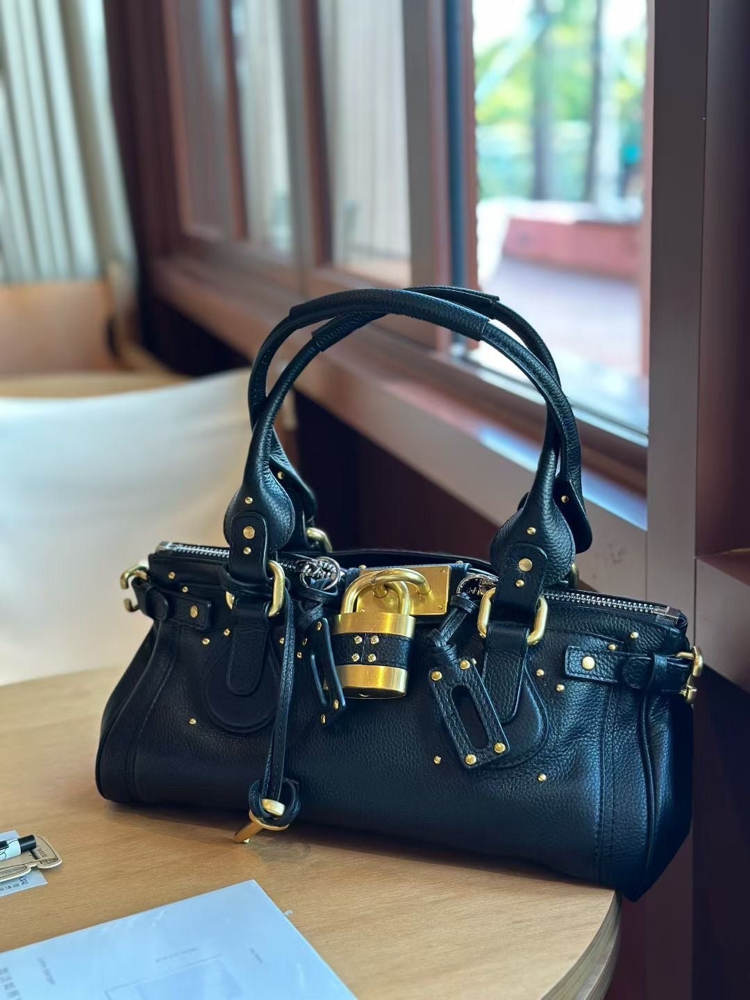 Classic Chinese Style Niche Retro Fashion Distressed Chloe Paddington Portable Women's Handbag