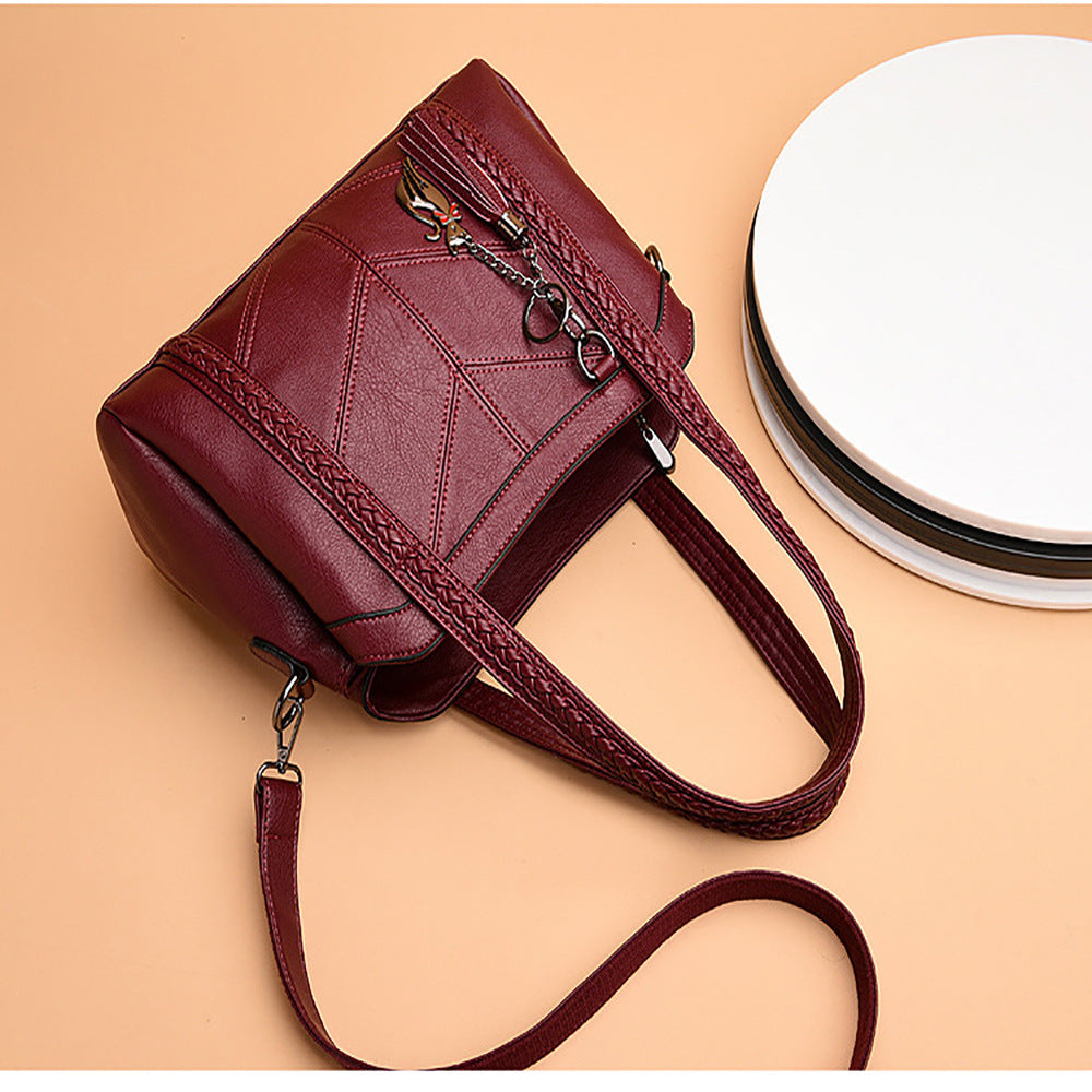 Women's Large Portable Soft Leather Capacity Women's Shoulder Bag