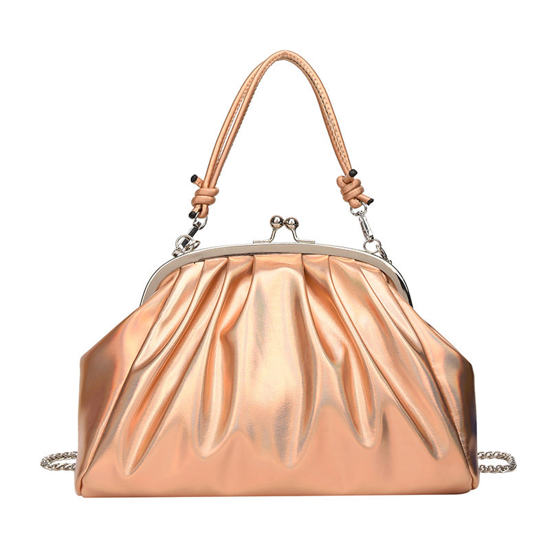 Women's Bright Leather Shell Spring Soft Fashion Women's Shoulder Bag