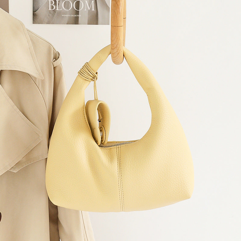 Women's Commuter Carrying Cute Lychee Pattern Soft Leather Women's Handbag