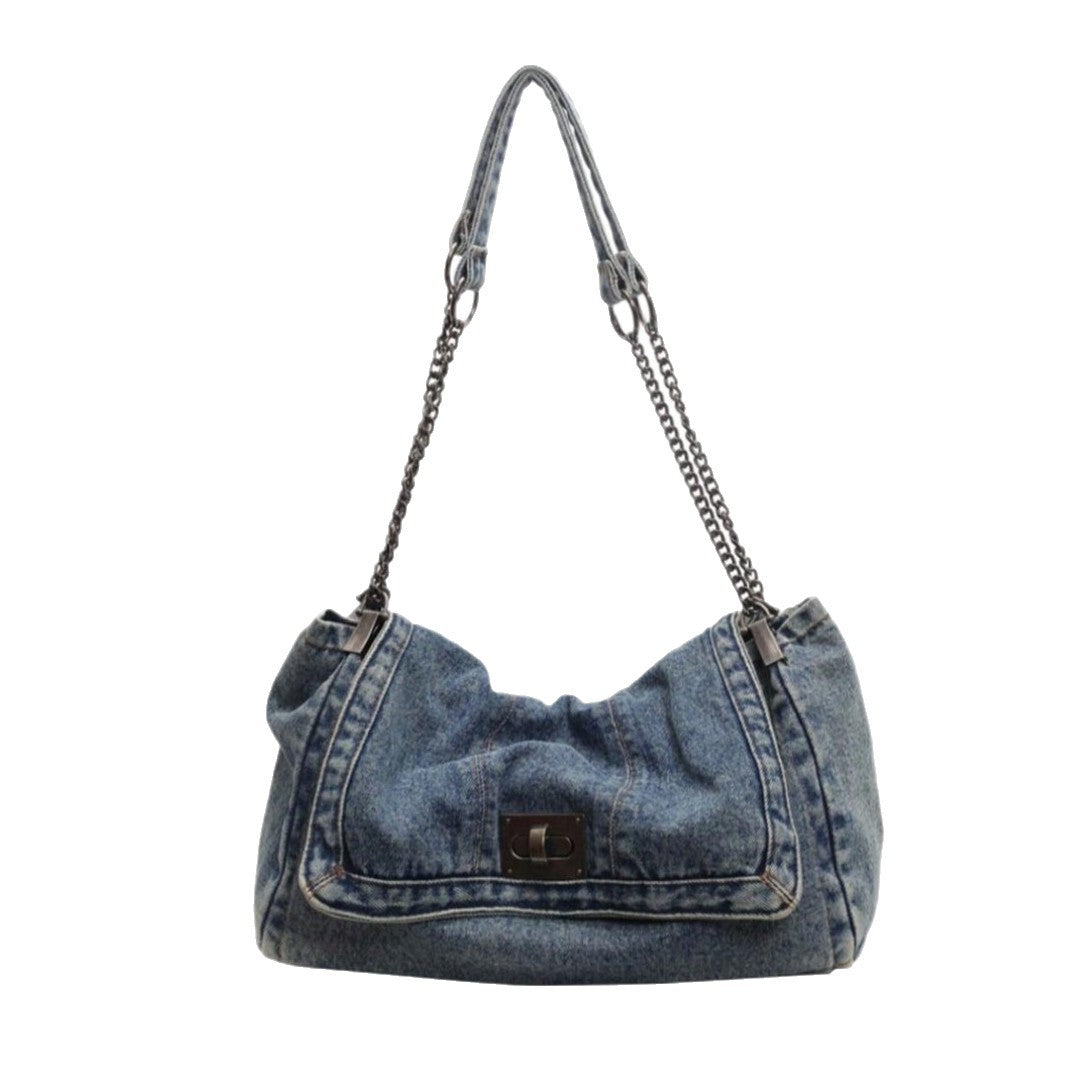 Women's Chain One Fashion Commuter Underarm Retro Women's Messenger Bag