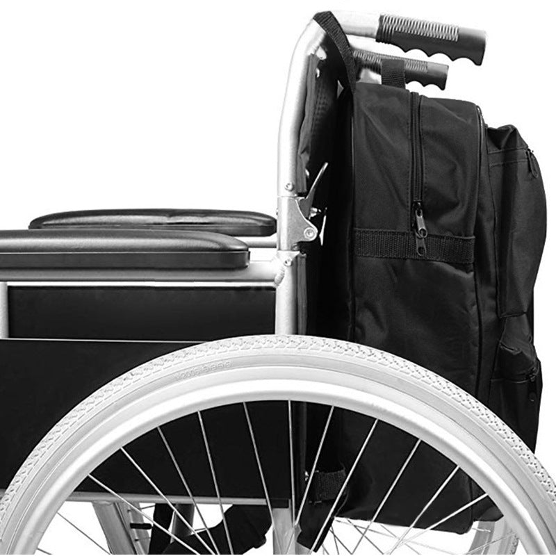 Wheelchair Buggy Portable Cart Large Capacity Sports Satchel, Hanging Bag