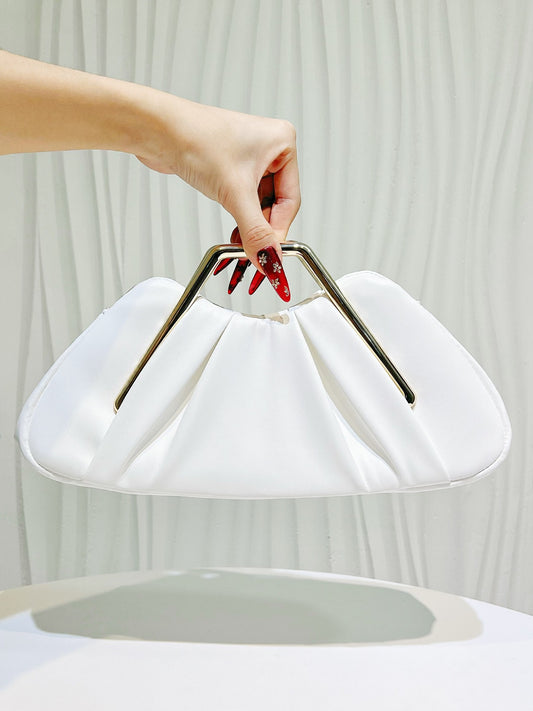 Innovative Women's Fashion Pleated Niche Clutch Dinner Bag