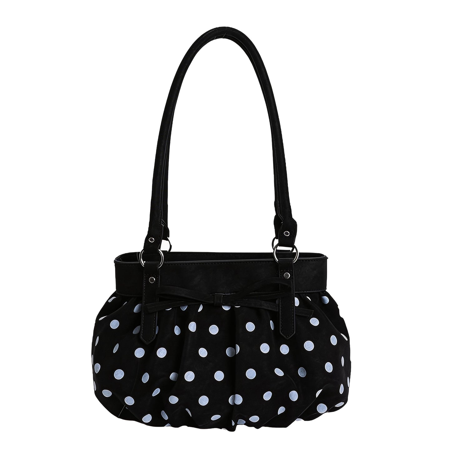 Women's Fresh Bowknot Polka Dot Fashion Underarm Bags